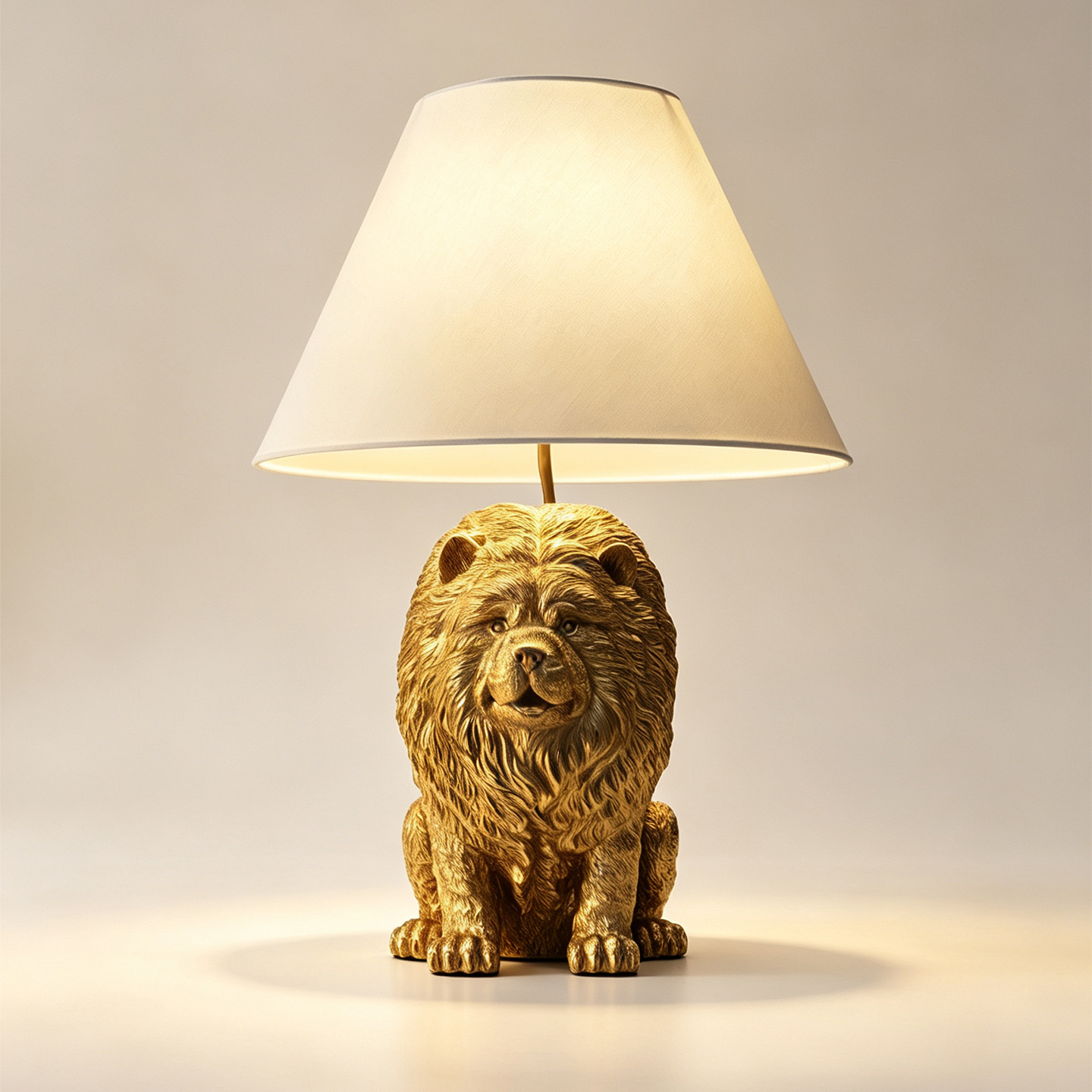 Lighting Decorative - Yaratıcı Chow Chow Hayvan Figürlü Reçine