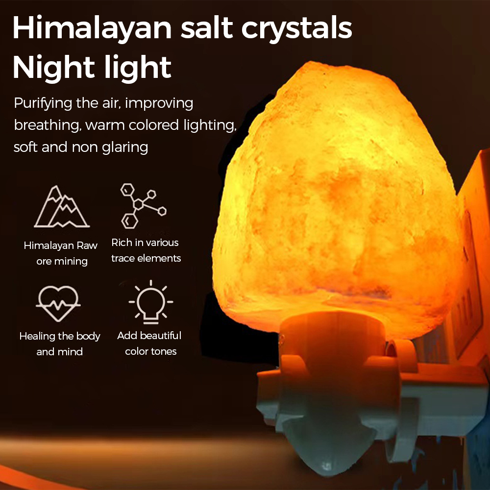 Himalayan Salt Lamp - C5 LED Gece Lambası Himalaya Tuz