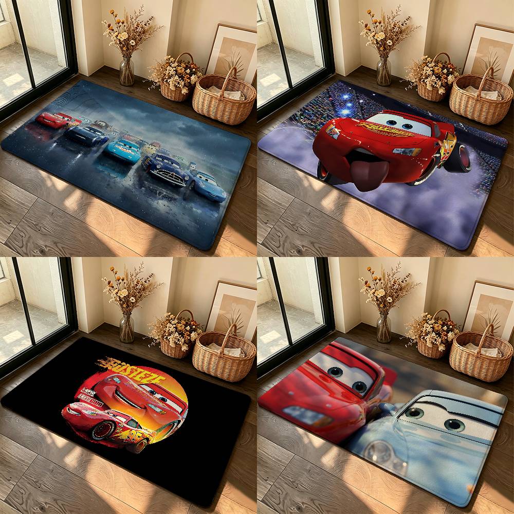 Lighting Mcqueen Decor - Anime-L-lightning-M-mcqueenS Serin Halı Banyo Kaymaz Paspas