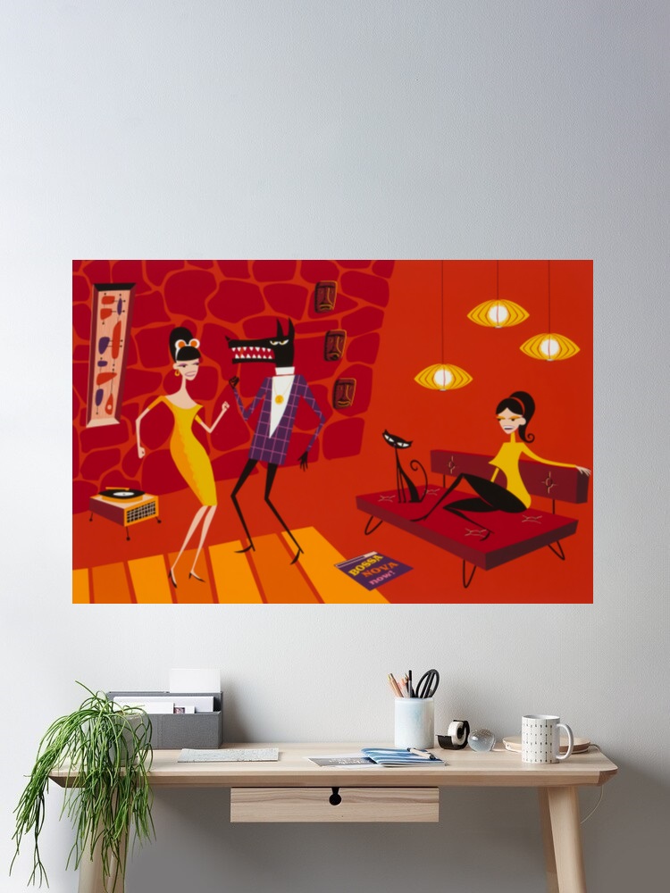 Nova Decor & Lighting Juletrelys - Josh Agle Bossa Nova Şimdi Fotoğraf
