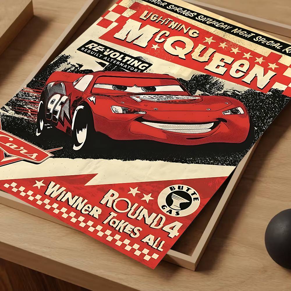 L-Lightning ÇİZGİ FİLM M-McQue - Lighting Mcqueen Decor incelemesi ve fiyatı