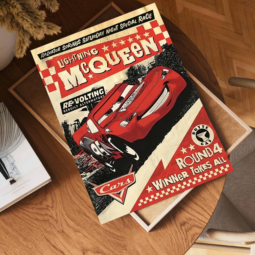 L-Lightning ÇİZGİ FİLM M-McQue - Lighting Mcqueen Decor incelemesi ve fiyatı