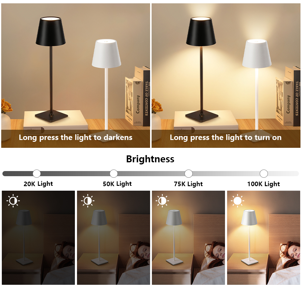 LED şarj edilebilir masa lamba - Lighting Decorative incelemesi ve fiyatı